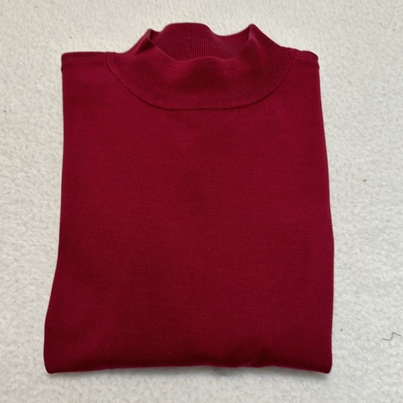 Pendleton Silk Blend Maroon Long Sleeve Shirt Size Medium - Picture 2 of 7